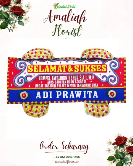Papan Bunga Ucapan Selamat Srikaton